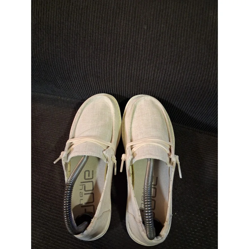 Hey Dude Wendy‎ Sparkling Gold Women's Size 5 Shoes